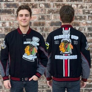 Chicago Blackhawks 2010 Stanley Cup Champions varsity jacket